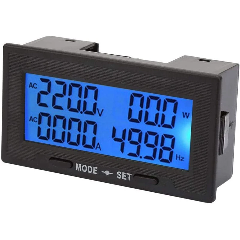 

Voltage Meter Current Tester Power Supply, YB5140DM-Z AC 0 - 100A 130 - 500V Multifunctional Digital Display Meter