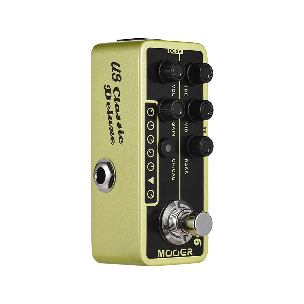 

MOOER MICRO PREAMP Series 006 US Classic Deluxe American Blues Combo Digital Preamp Preamplifier Guitar Effect Pedal True Bypass