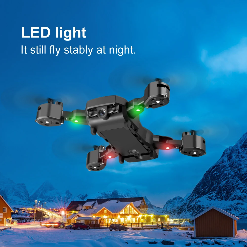 Новый LF609 Дрон 4K с HD камерой wifi FPV RC Квадрокоптер складной 3D флип 2 4G