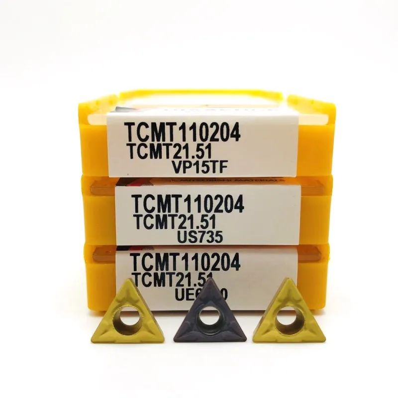 Токарный инструмент TCMT110204 VP15TF UE6020 твердосплавный для токарного станка с ЧПУ s