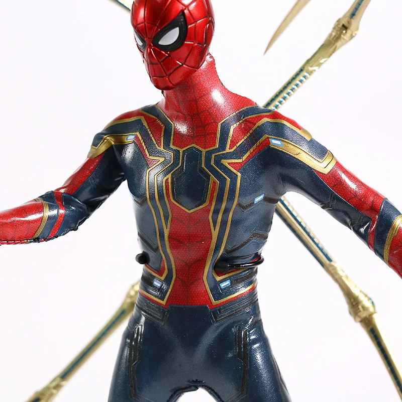 Marvel Мстители Бесконечность войны Железный паук человек паук 1/6 Масштаб ПВХ фигурка Коллекционная модель игрушки