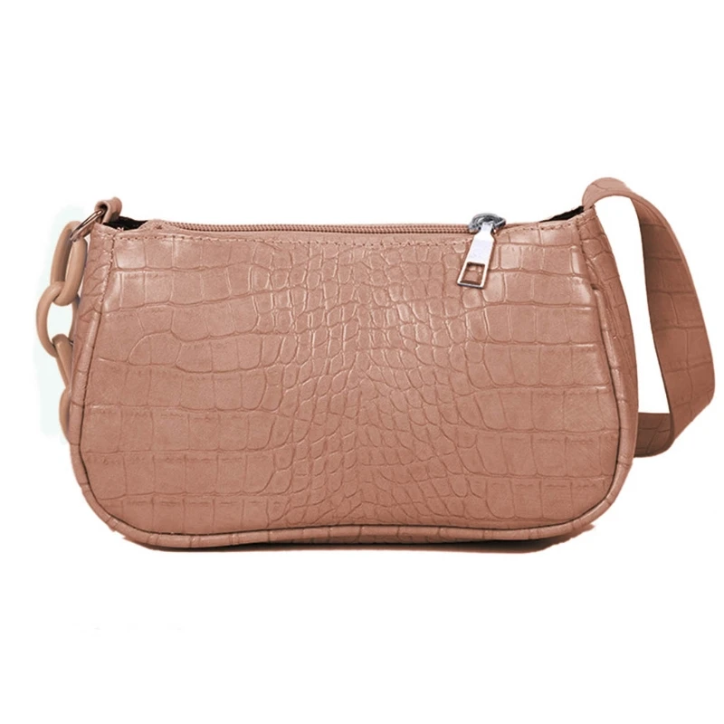 

Crocodile Pattern Underarm Handbag Women Ladies Small Shoulder Bags Armpit Bag M68C