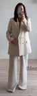 Костюм женский из блейзера и брюк, офисный комплект из 2 предметов, пиджак и брюки на заказ
