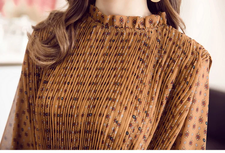 Женское шифоновое платье осень зима 2020 женское элегантное винтажное