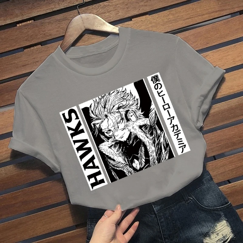 

My Hero Academia T Shirt Women T-Shirts Casual Harajuku Print Tops Tees Summer T Shirt Japan Anime T Shirt Women Clothing