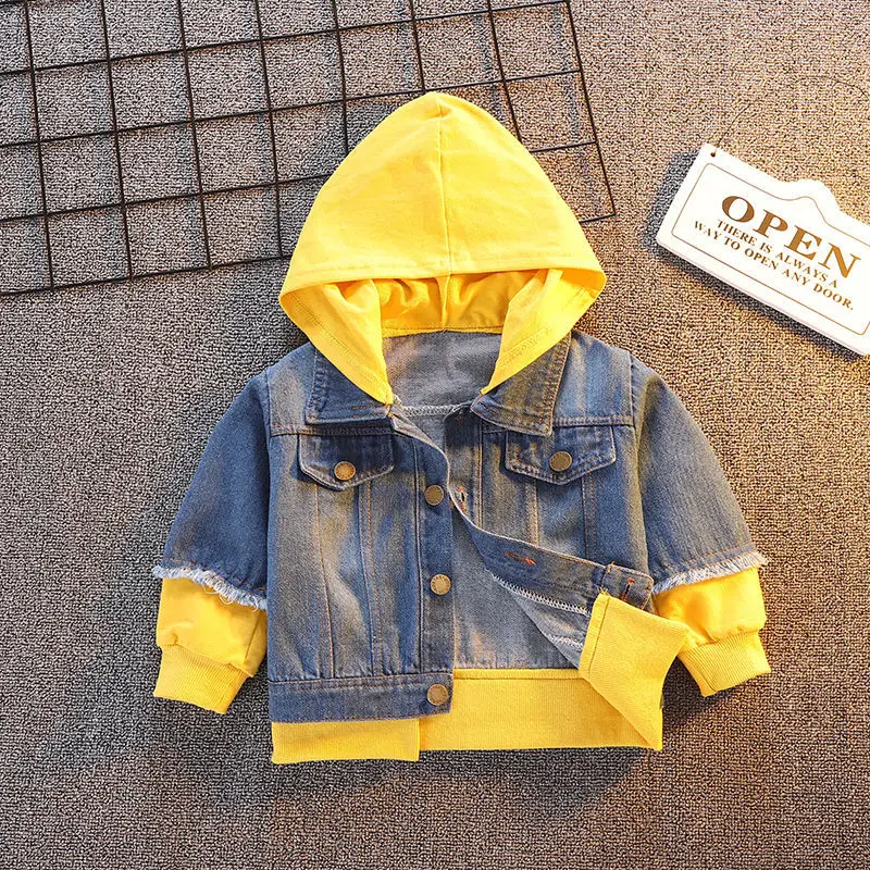 DIIMUU Baby Toddler Infant Boys Girls Clothes Hooded Letter Print Coat Spring Autumn Unisex Outerwear Jacket Kids Coats | Детская одежда