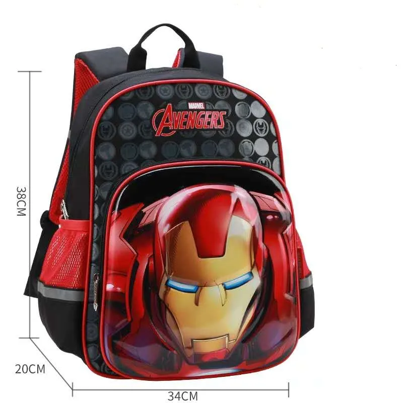 Disney New school bag for boy new 3D spider iron man captain america orthopedic primary student backpack Mochilas Escolares