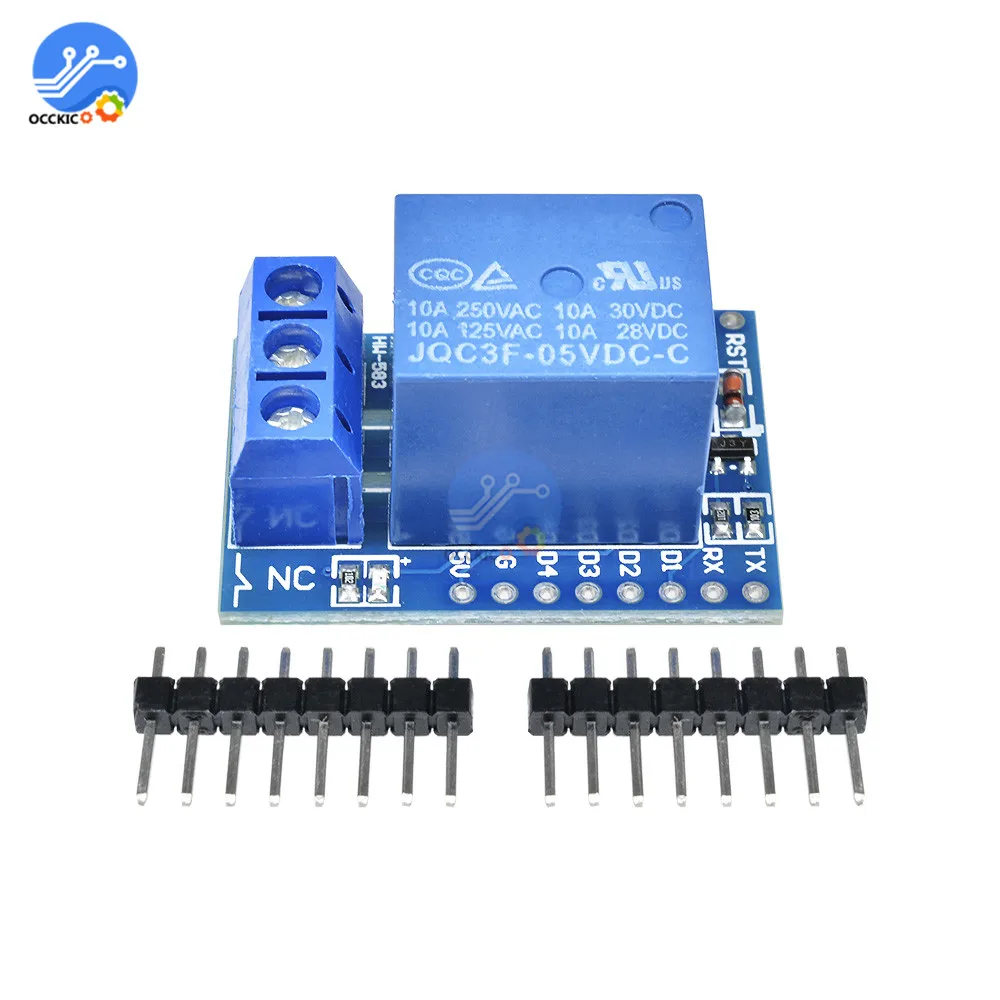 Релейный Щит V2.0.0 для WEMOS D1 mini Relay model ESP8266 макетная плата Arduino WeMos MINI 5V|Запасные