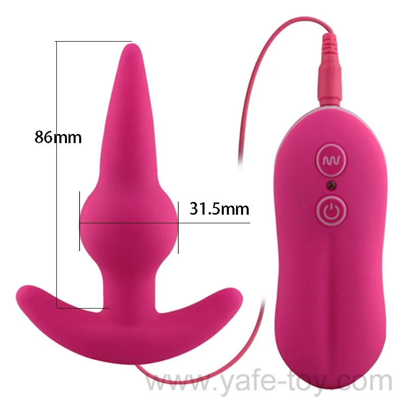 Анальная пробка Вибратор массажер простаты интимные изделия вибрирующие 10