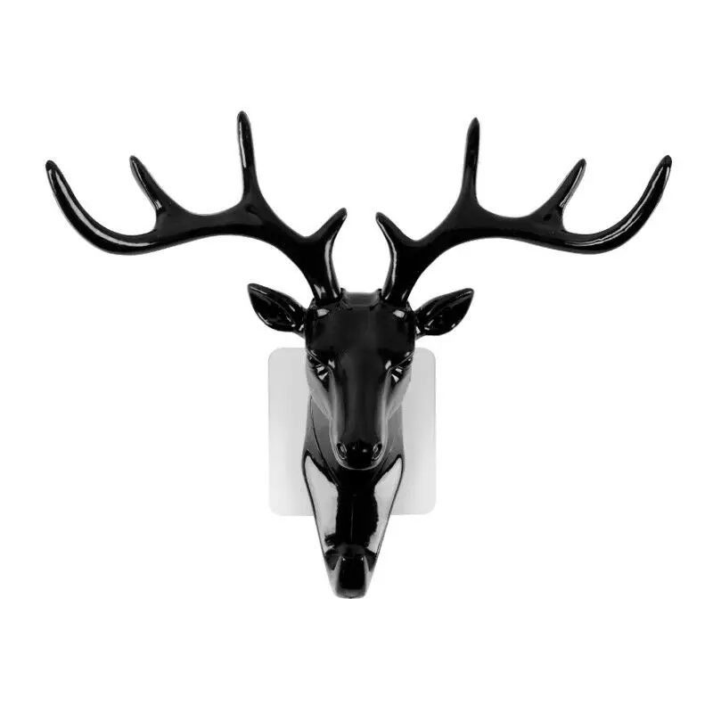 Винтажная одежда оленья голова настенная вешалка крюк украшение двери дома | Дом