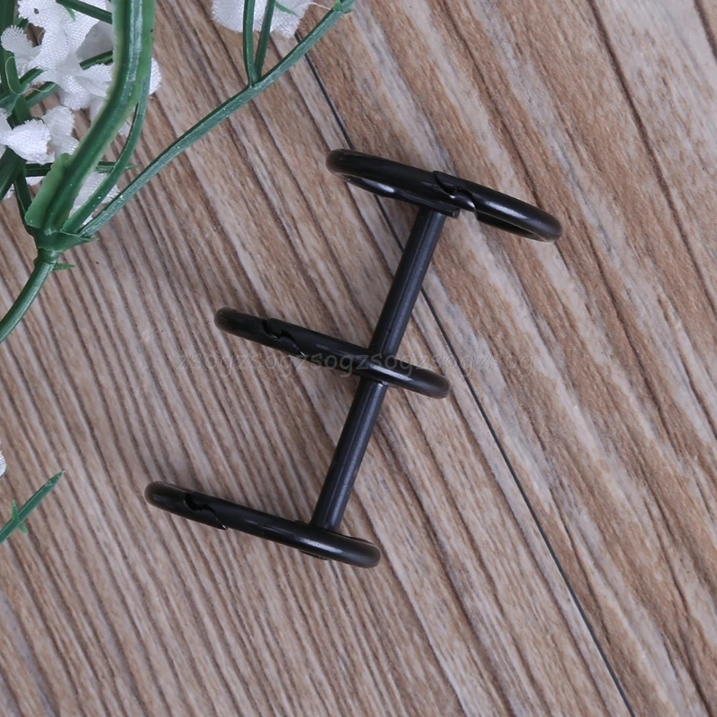 DIY металлический зажим 3 отверстия для колец для ноутбука свободный лист дневник, фотоальбом переплет Au13 19 Прямая поставка