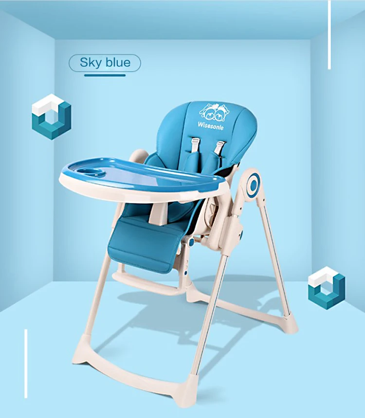 Wisesonle baby dining chair folding multi-functional portable child chair dining table dining table seat