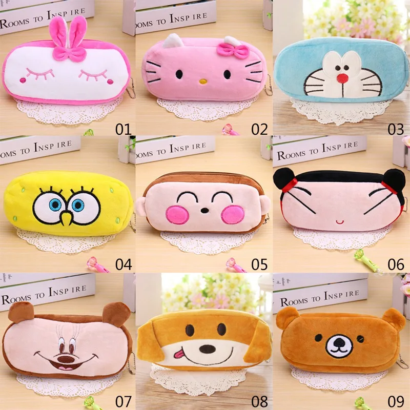 Плюшевая зверушка Карандаш Чехол с мультипликационным принтом панда