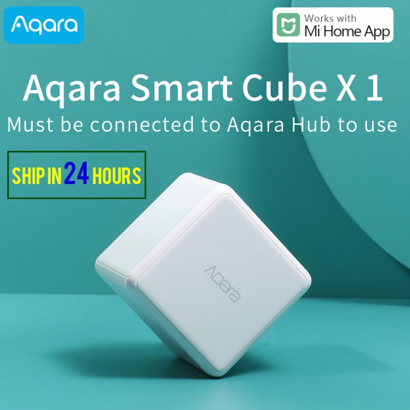

Пульт дистанционного управления Aqara Magic Cube, Zigbee, для домашнего комплекта, Mijia Mi Smart Home