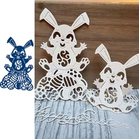 rabbit animal metal cutting dies stencils for scrapbooking embossing die paper cards making album decorative new 2019