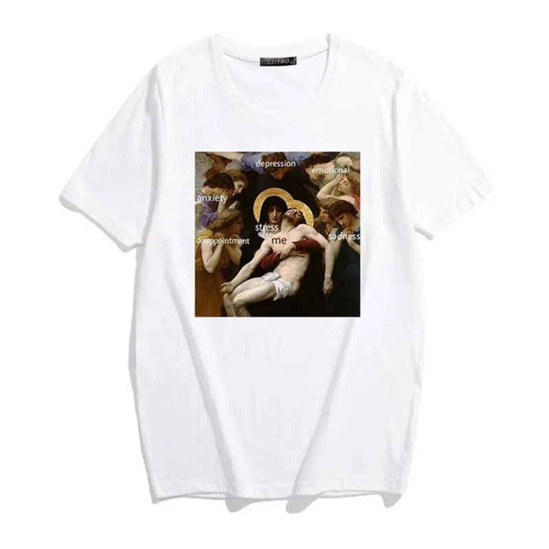 

Photo Printed T Shirts Women Tees Casual O-Neck Short Sleeve Harajuku Cool T-shirt Female Tops