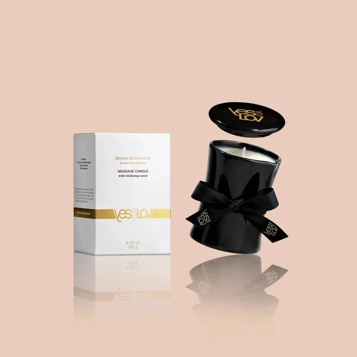 Свеча с массажным маслом YESforLOV аромат Titillating scent 120 гр | Красота и здоровье