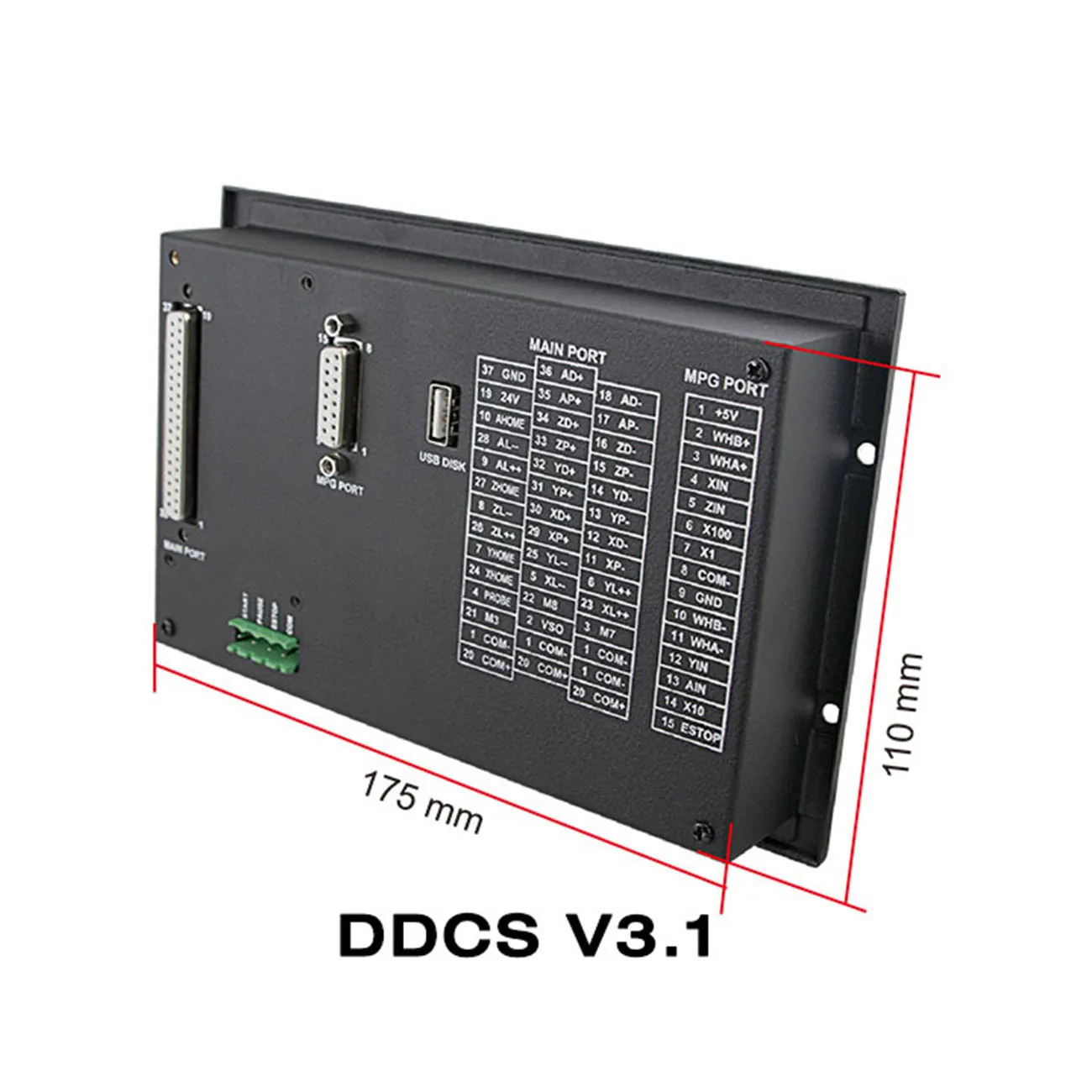 

DDCSV3.1 3/4 Axis 500Khz G-Code Offline Controller Replace Mach3 USB CNC Controller for CNC Drilling Milling