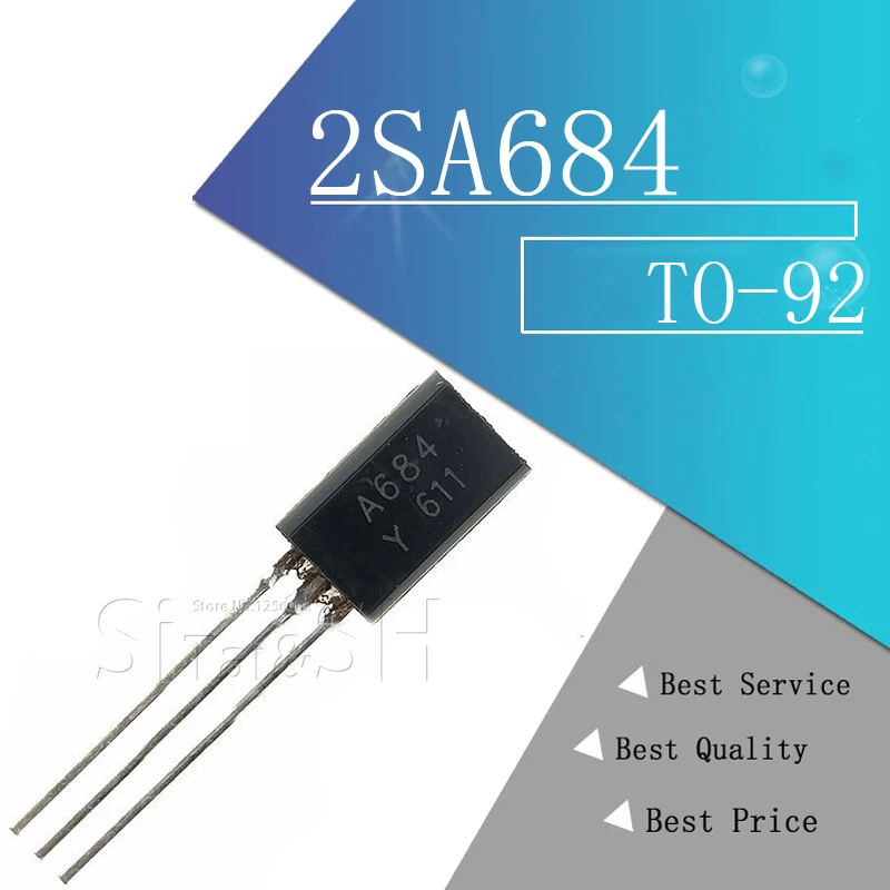 ТРАНЗИСТОР 2SA684 A684 с низкой мощностью 2A / 30V TO 92L [20 шт./лот]| |