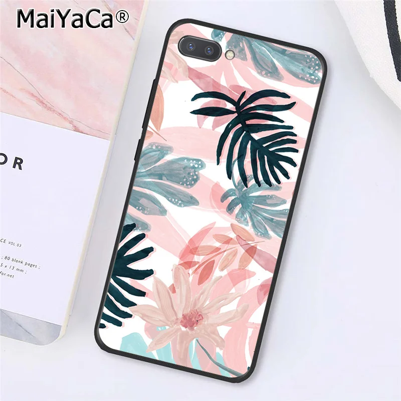 MaiYaCa чехол для телефона с рисунком листьев пальмы Huawei Honor 8X 9 10 20 Lite 7A 8A 5A 7C 10i 20i 9X play