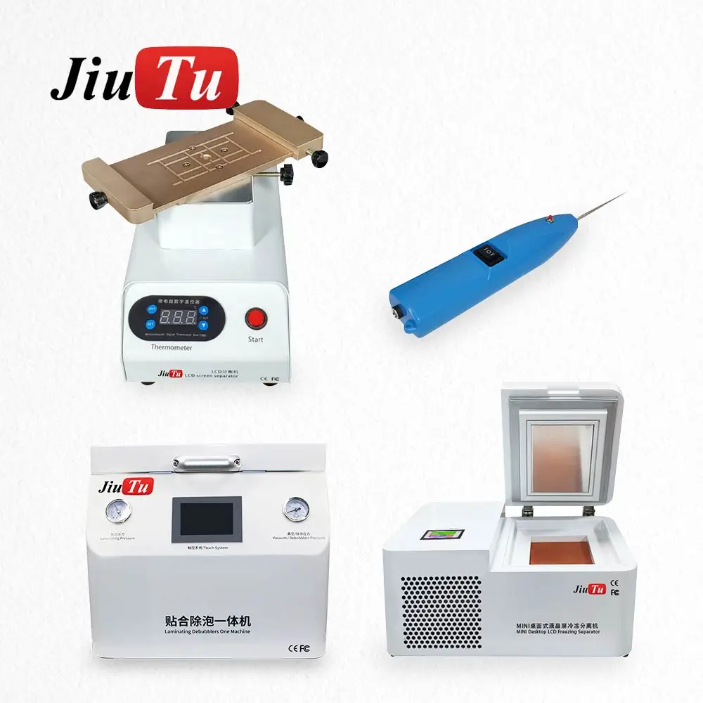 

Mobile Phone LCD Repair Machine Full Set Freeze Separator+Rotating Separation Table+Glue Removal Tool+All-in-One Laminating