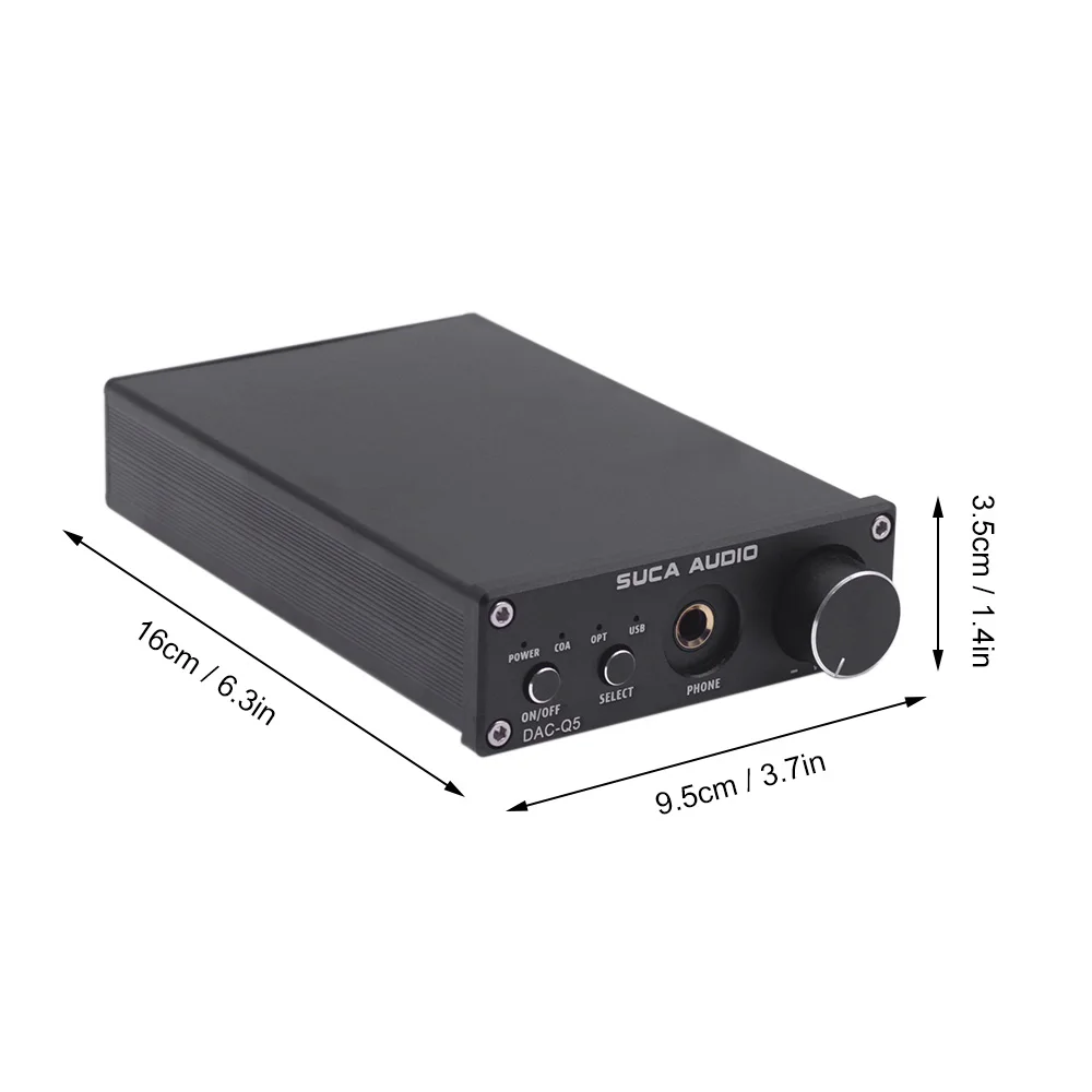 Портативный SUCA DAC-Q5 наушников цифровой аудио усилитель HiFi оптический аудио/коаксиальный/USB DAC Q5 декодер с усилителем декодер DAC