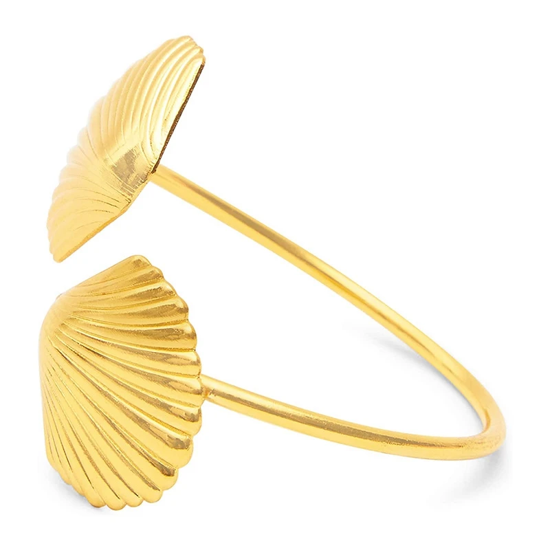 

12 Pcs Shell Napkin Rings,Napkin Buckle Napkin Ring for Hotel Wedding Holiday Table Dinner Party Decoration