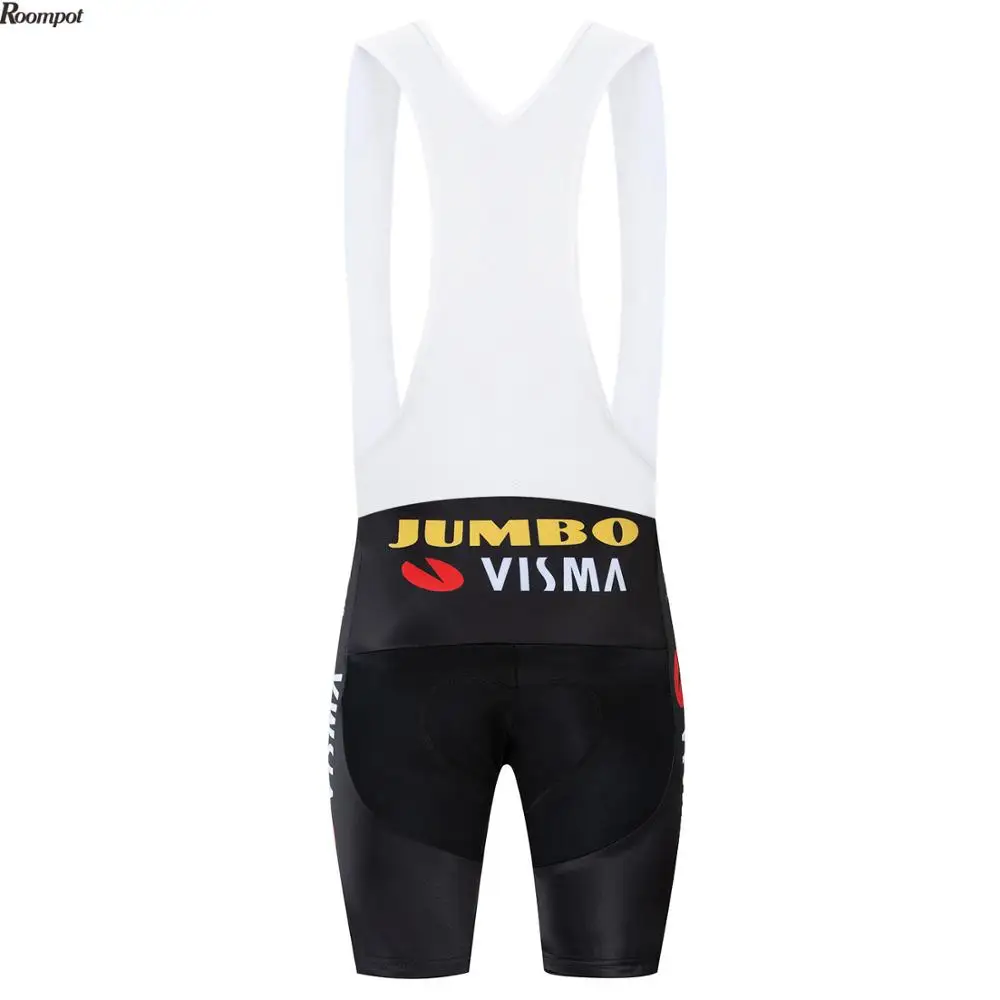Шорты Pro Team Jumbo Visma 6XL велосипедные с 20D гелевыми подушечками быстросохнущие