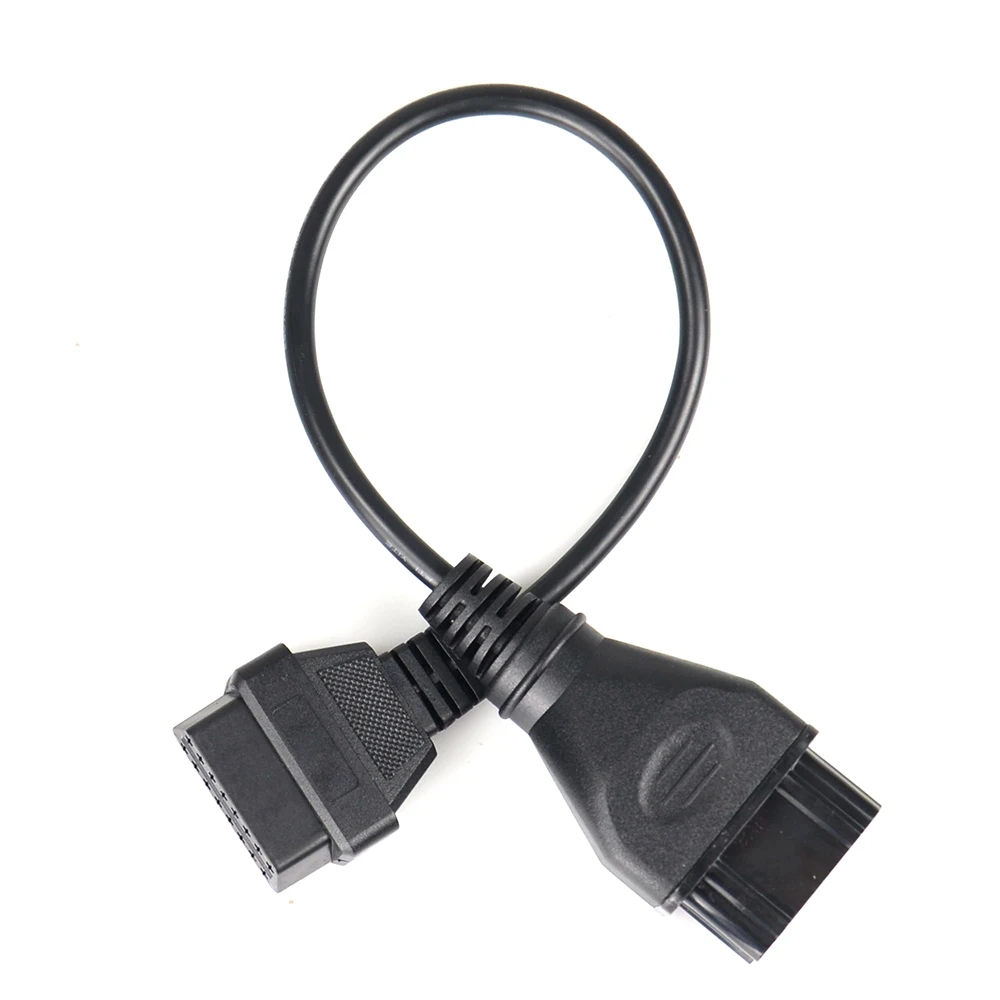 OBD2 грузовик диагностический кабель для ГАЗ 12 Pin OBD 2 16Pin мужской разъем может