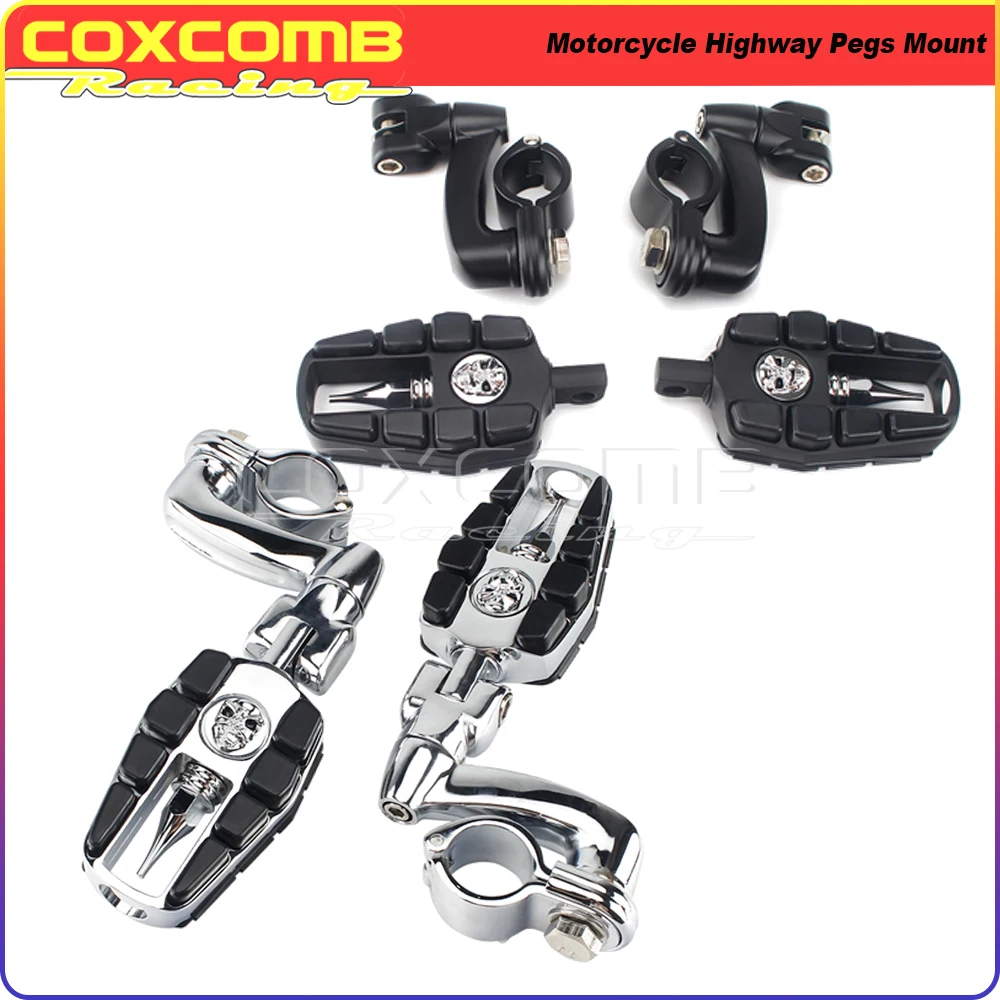 

Алюминиевая/резиновая прокладка для мотоцикла 32 мм, защита двигателя, подножка, подножка для шоссе, колышки для Harley Honda Kawasaki Softail Fat Bob