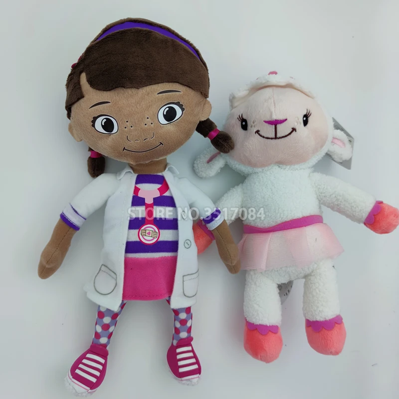 

Disney Doctor Mcstuffins Girl Lamb Plush Dolls Toy Kids Birthday Gifts Soft Stuffed Doll
