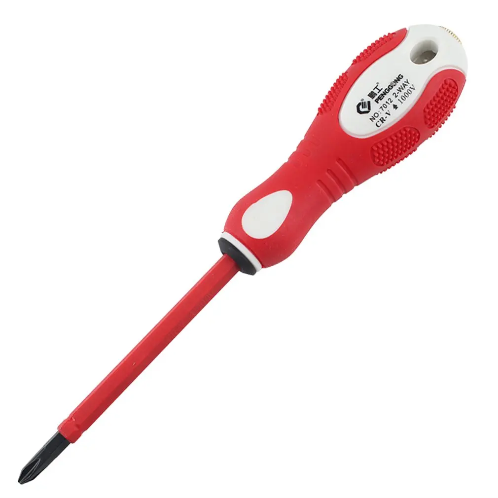 

Electrical Tester Pen 7012-PH1/SL4 Dual Head Screwdriver Electrical Tester Pen Voltage Detector Tool 1pcs