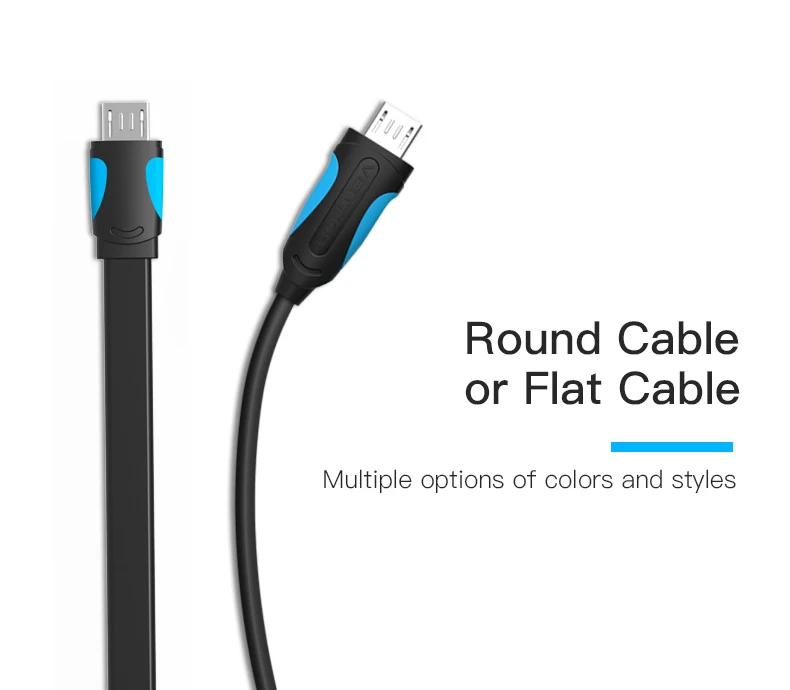 Vention Micro USB кабель провод для быстрого заряда для Android мобильного телефона синхронизации данных Кабель зарядного устройства 3 м 2 м 1 м для samsung htc Xiaomi sony