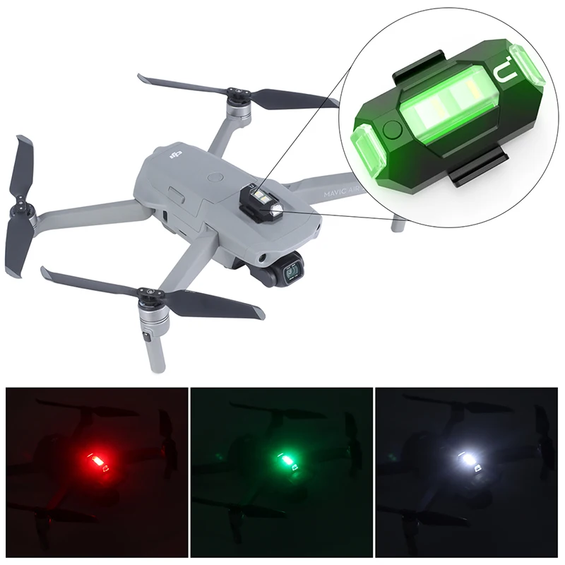 

Ulanzi DR-02 Drone Light for DJI Marvic 2 Mini Pro Night Fly Visible RGB Drone Accessories Strobe Lighting Rechargeable