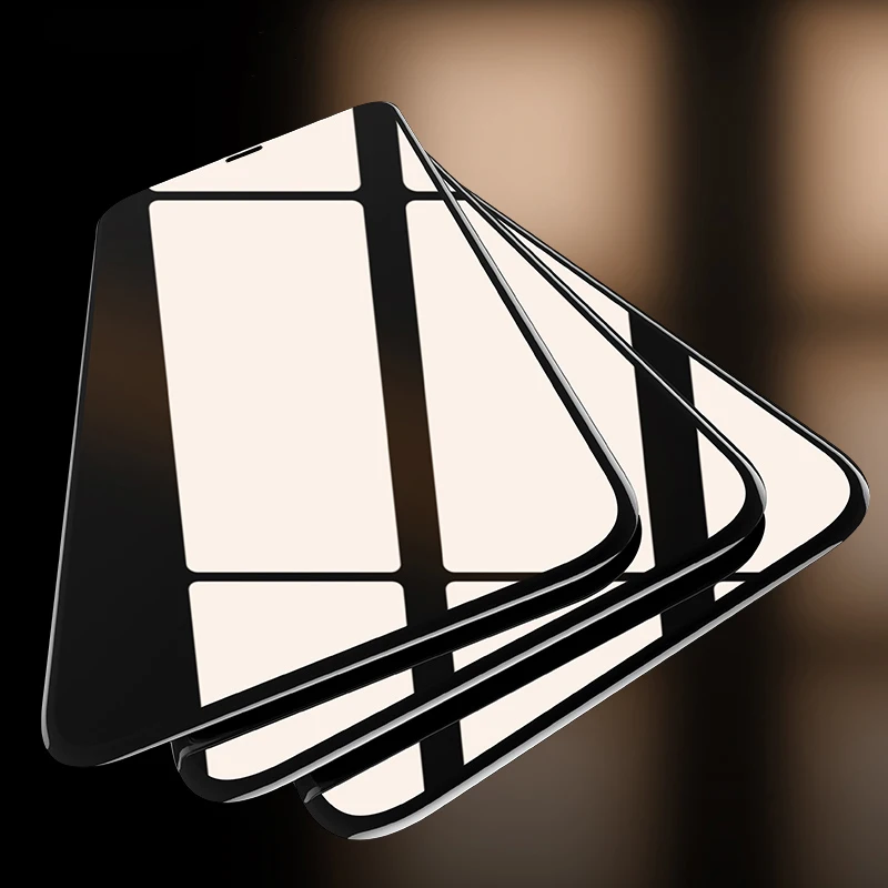 10D полное покрытие закаленное защитное стекло для iPhone 11 Pro Max XR XS X 7 Plus 8 6 6S защита