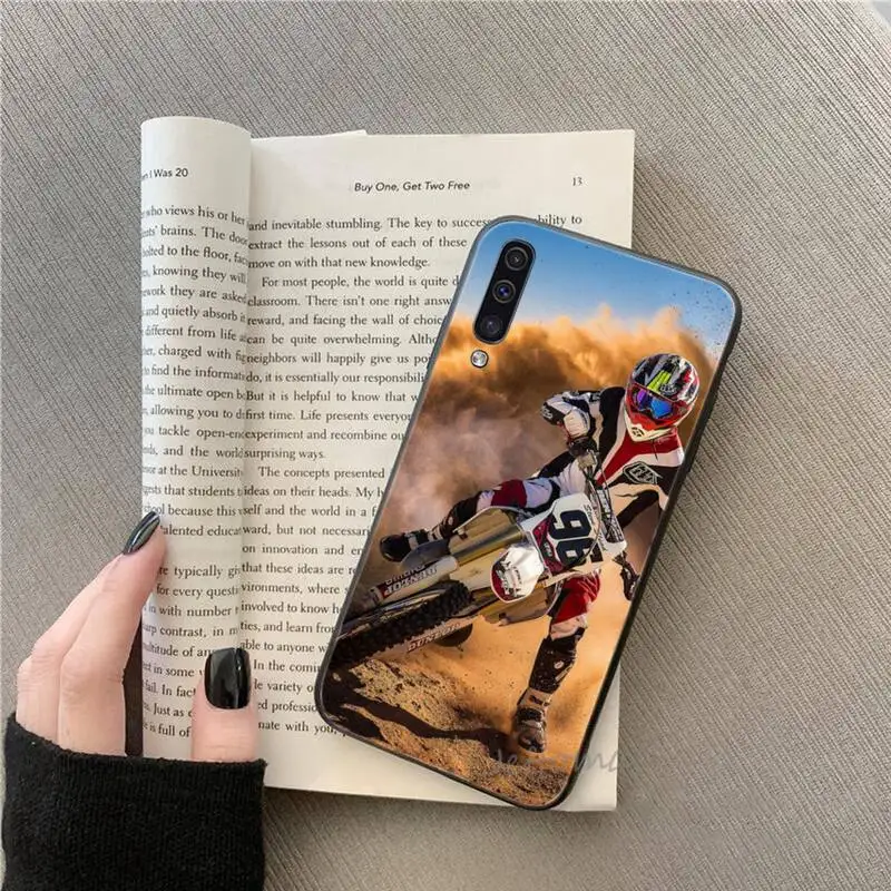 

Moto Cross Motorcycle Sports Phone Case For Samsung galaxy S 7 8 9 10 20 edge A 6 10 20 30 50 51 70 note 10 plus Soft Silicone