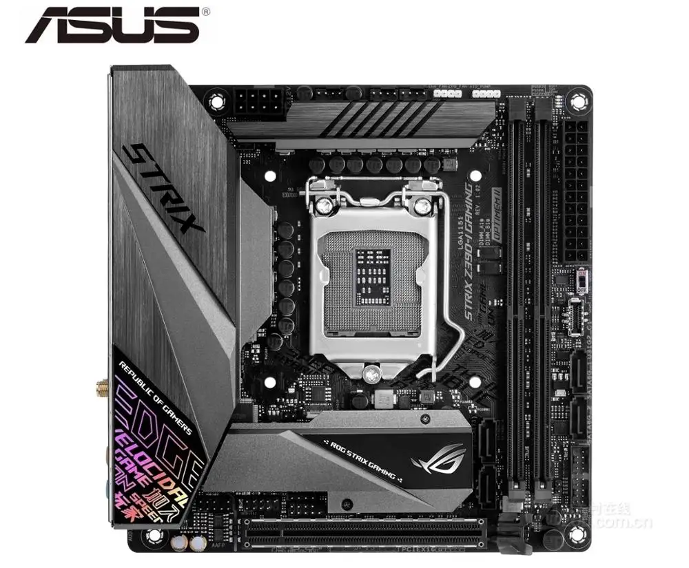 Online Für ASUS ROG STRIX Z390-I GAMING Motherboard LGA 1151 DDR4 USB 2,0 USB 3,0 VERWENDET Desktop Motherboard