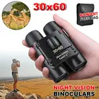 30x60 HD Портативный бинокль 1000 м дальность складной мини телескоп Ночное Видение телескоп для Охота Отдых на природе телескоп