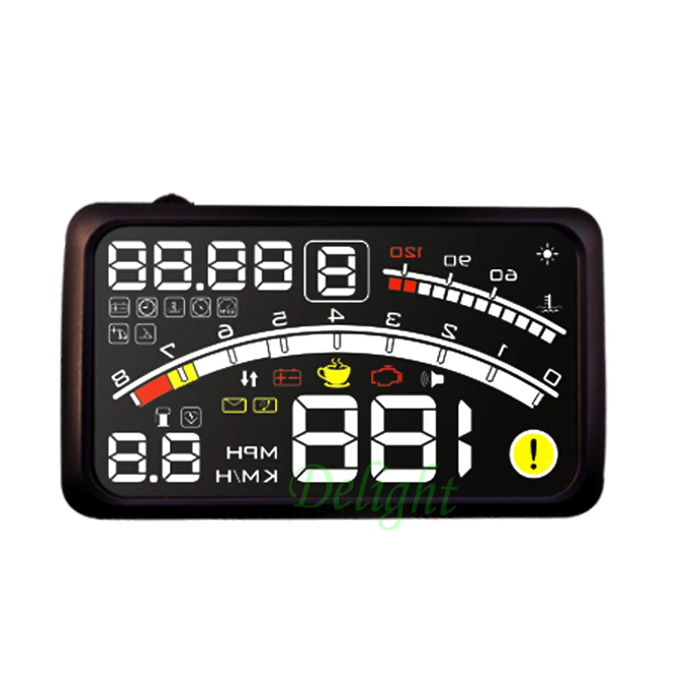 4E 5 "автомобиль OBD2 II EUOBD Автомобиль HUD Head Up Display система Предупреждение о