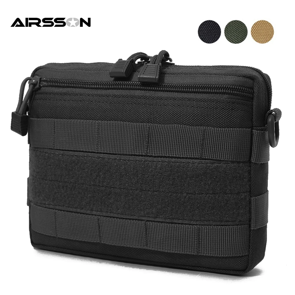 1000D Tactical Molle Pouch Military EDC Gear Tool Pack Outdoor Emergency Medical Bag for Vest Backpack Hunting Accessory Bag