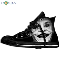 custom image printing sneakers jack nicholson joker cool men unisex feyenoord canvas breathable walking flat zapatos de mujer