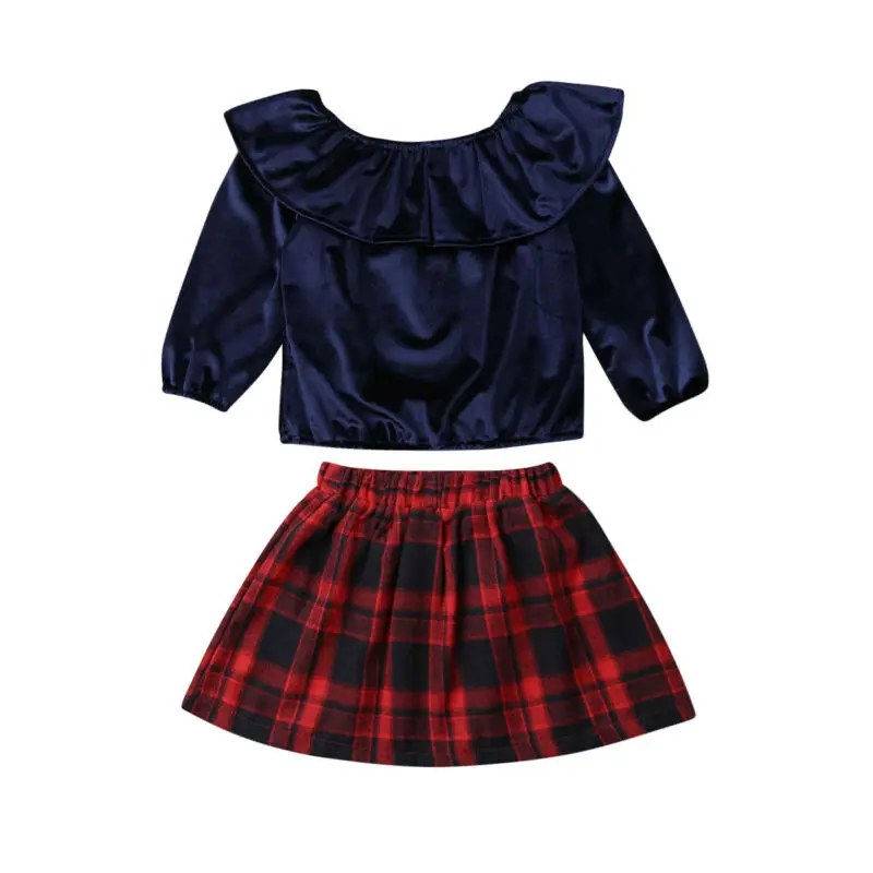 Новинка детская одежда для маленьких девочек Вельветовая рубашка с длинным