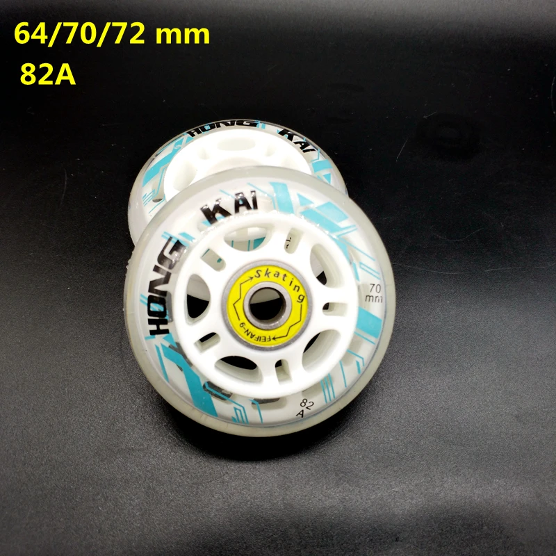 Бесплатная доставка роликовое колесо детское для скейта 64*24 мм 70 72 8 шт./лот|Детали