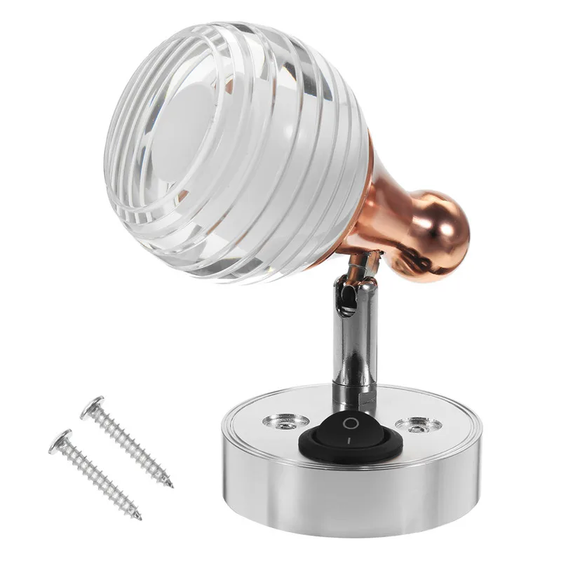 1 шт. светодиодный настенный белый точечный светильник караван дистанционный для