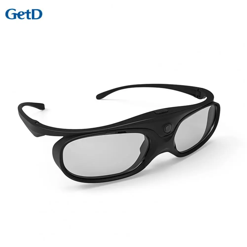 

3D очки GL2100, смарт-очки с изображением высокой четкости, перезаряжаемые черные активные очки для фильмов с затвором для DLP LINK 3D проекторов/тел...