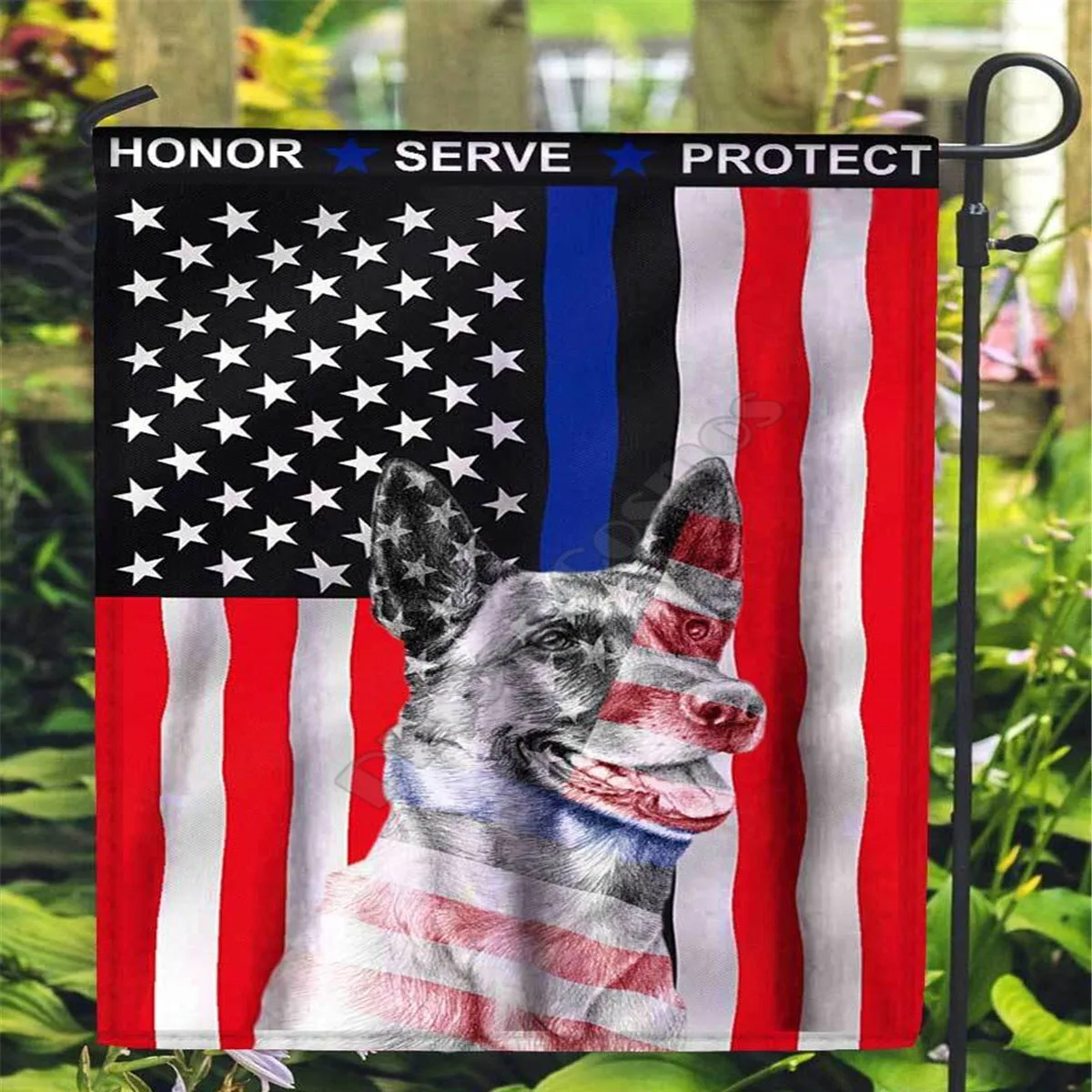 

Malinois Flag 3D Full Printing Garden Flags Hanging House Flag Garden Flag Decoration Double-sided Printing