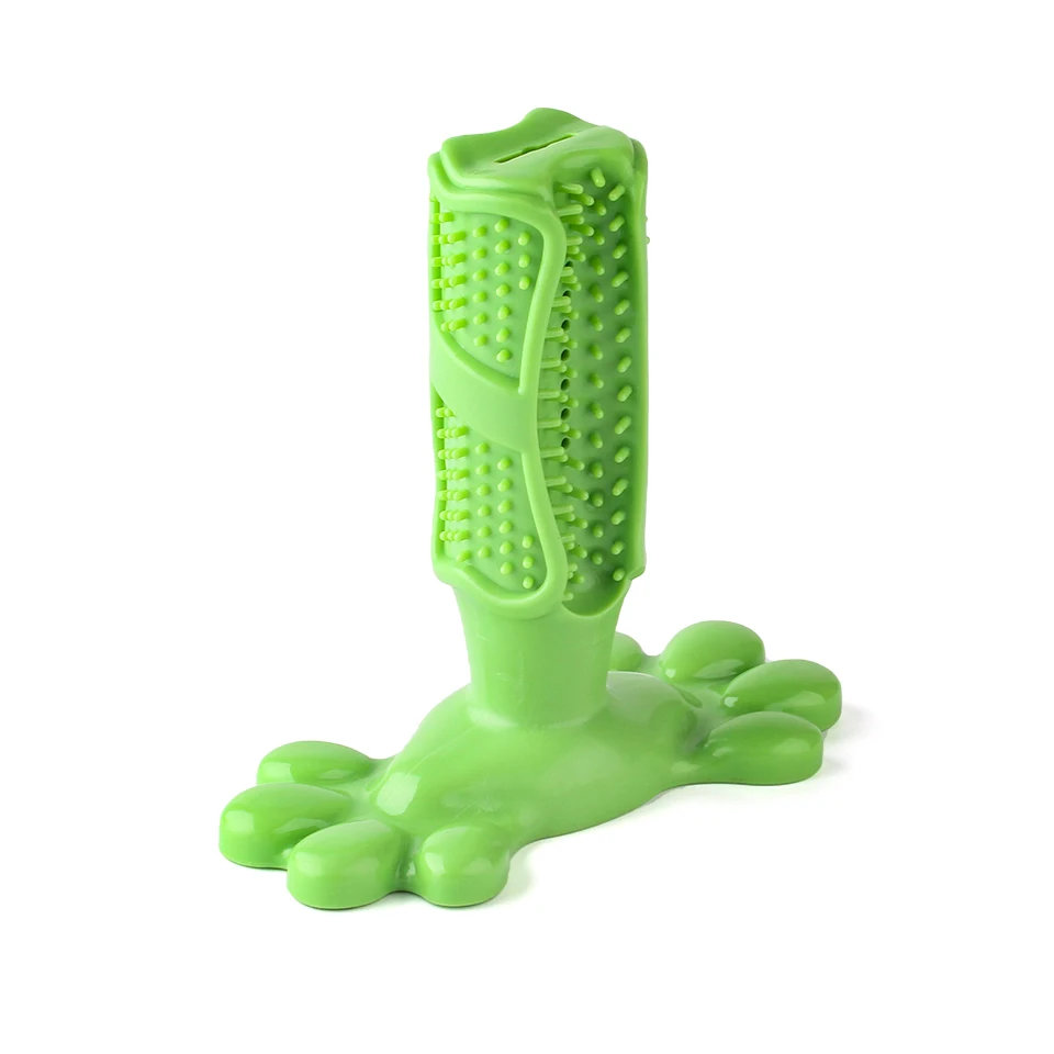 

Dog Toothbrush Chew Toys Puppy Dental Care Brushing Stick Effective Doggy Teeth Cleaning Massager Rubber Bite Resistant Stick