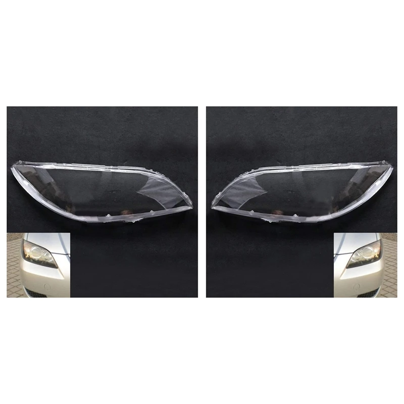 2 шт. автомобильный светильник с передней головкой крышка лампы для Mazda 3 2006-2012
