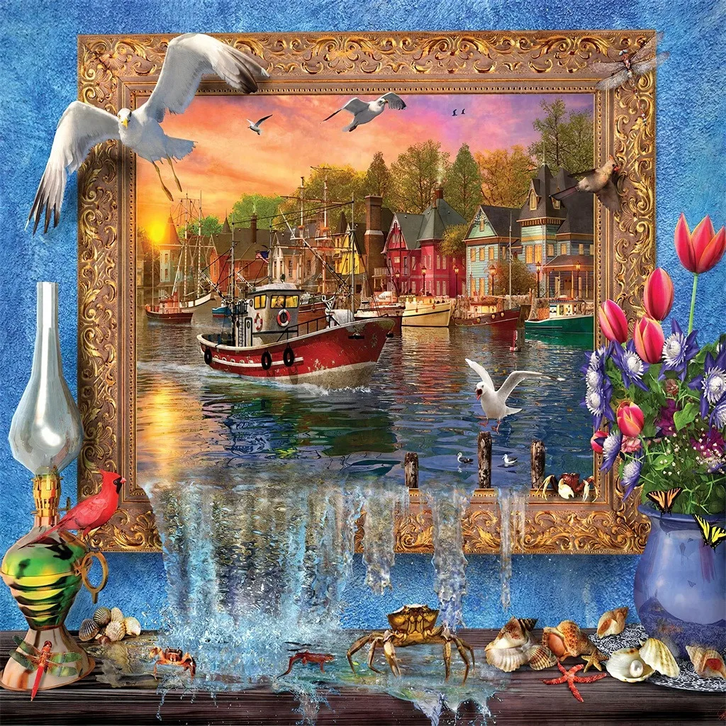 

1000 Large Adult Children Educational Holiday Gift Pattern Toy Christmas