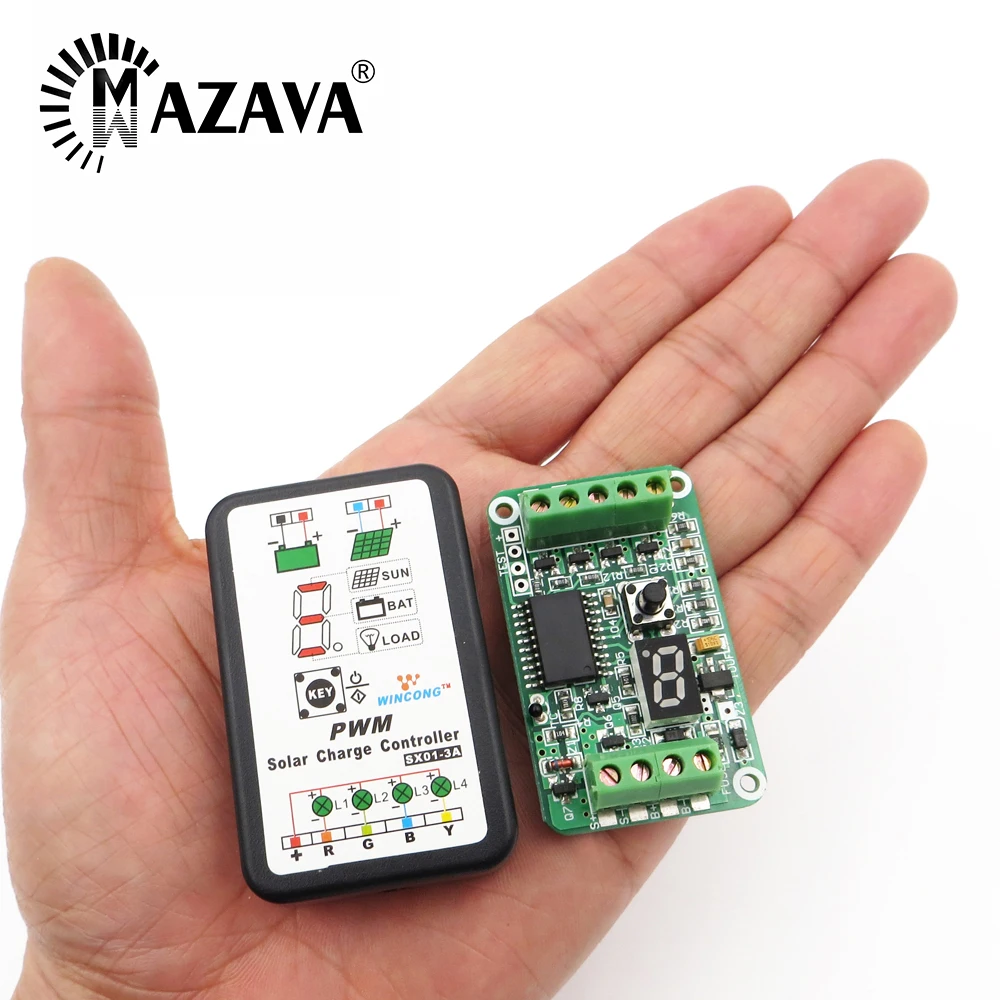Li-Ion Ni-MH LiFePO4 батарея 3 A 6 V 12 7 2 4 11 1 Солнечная Панель зарядное устройство